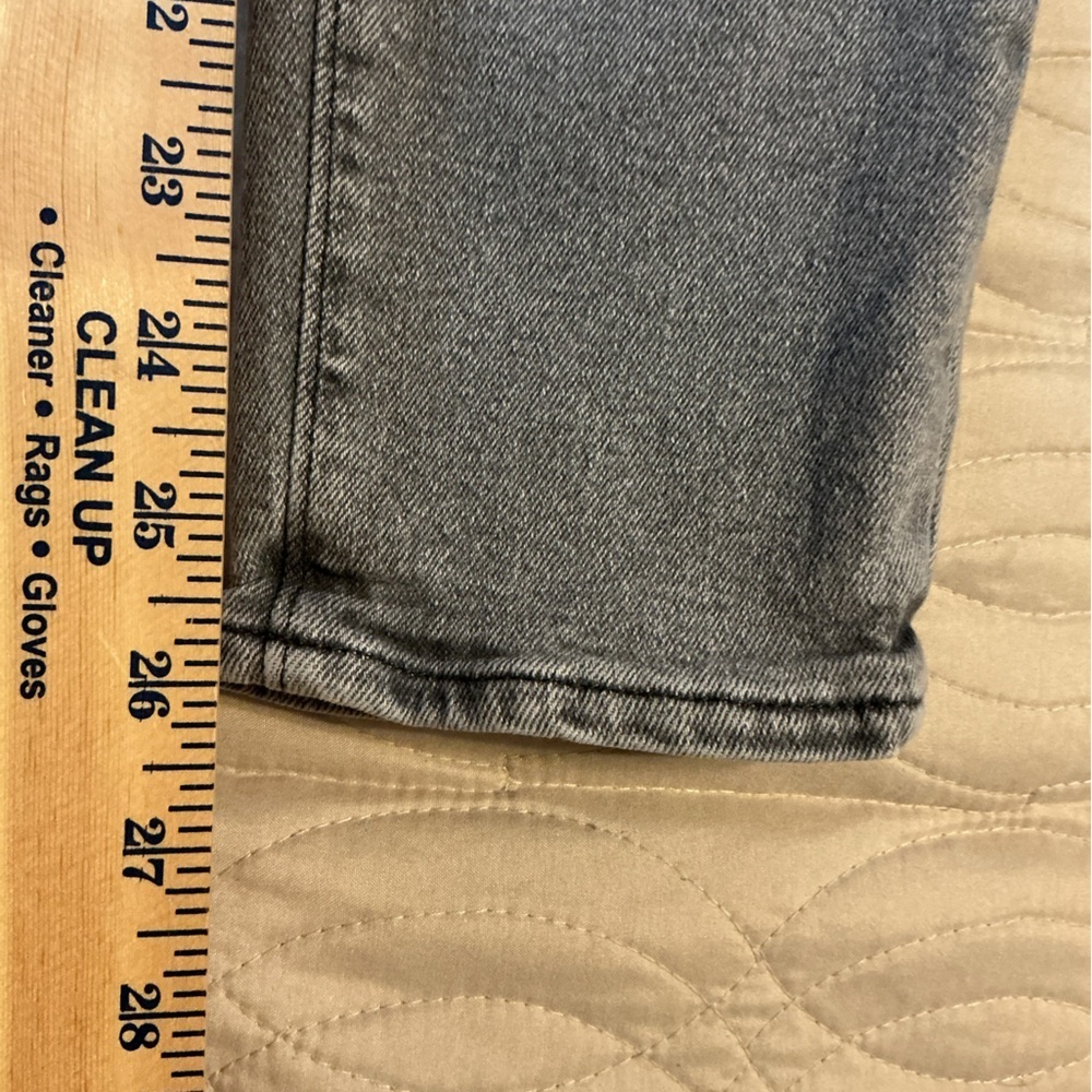 🌺Loft high-rise, button-fly, curvy skinny-fit gray jeans - Picture 9 of 9